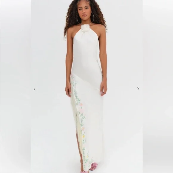 chinese dress ladies Night Fairy Embroidered Maxi Dress by For Love and Lemons main image 1